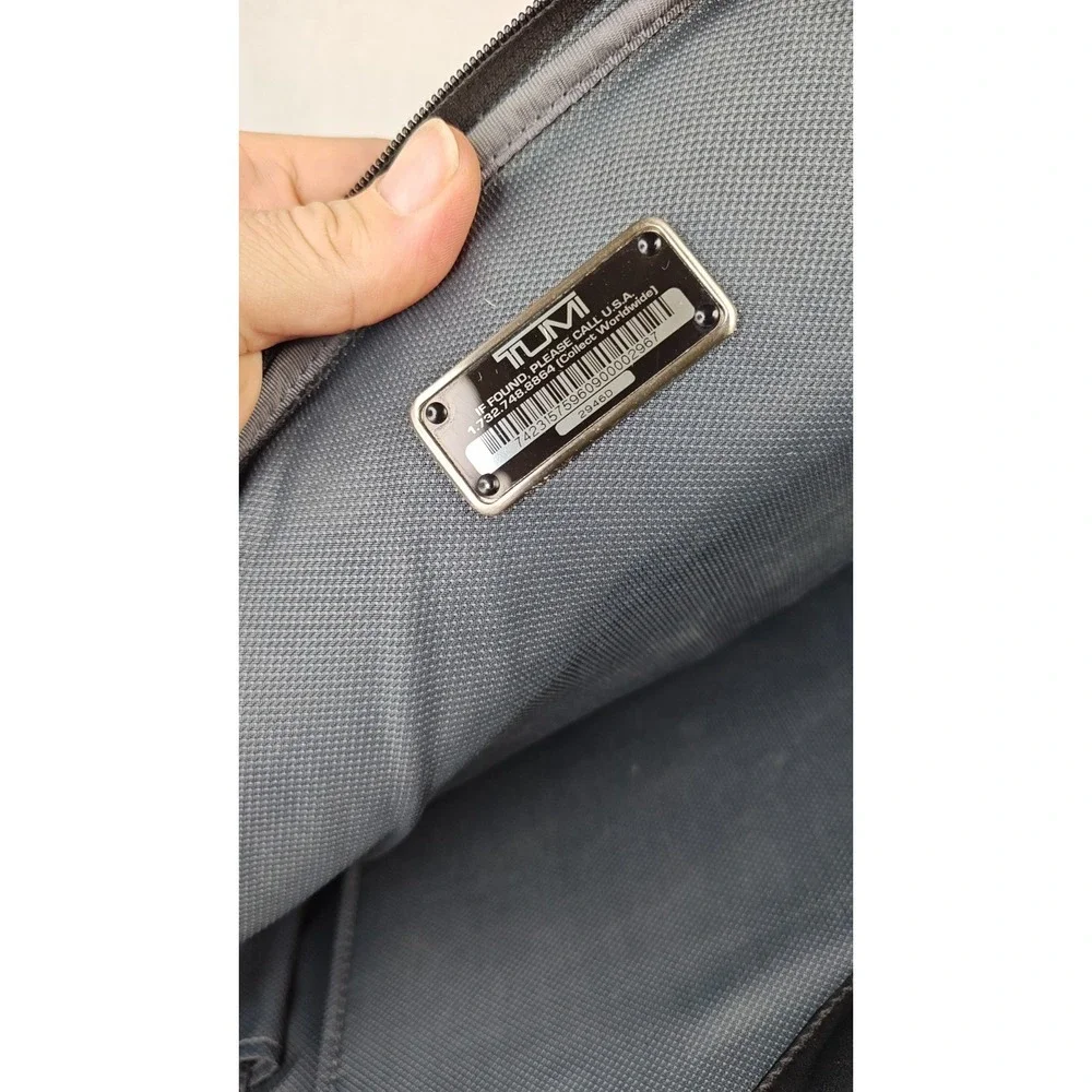 Tumi 2946D Alpha Ballistic Nylon Leather Laptop Briefcase Messenger Bag‎ Tracer